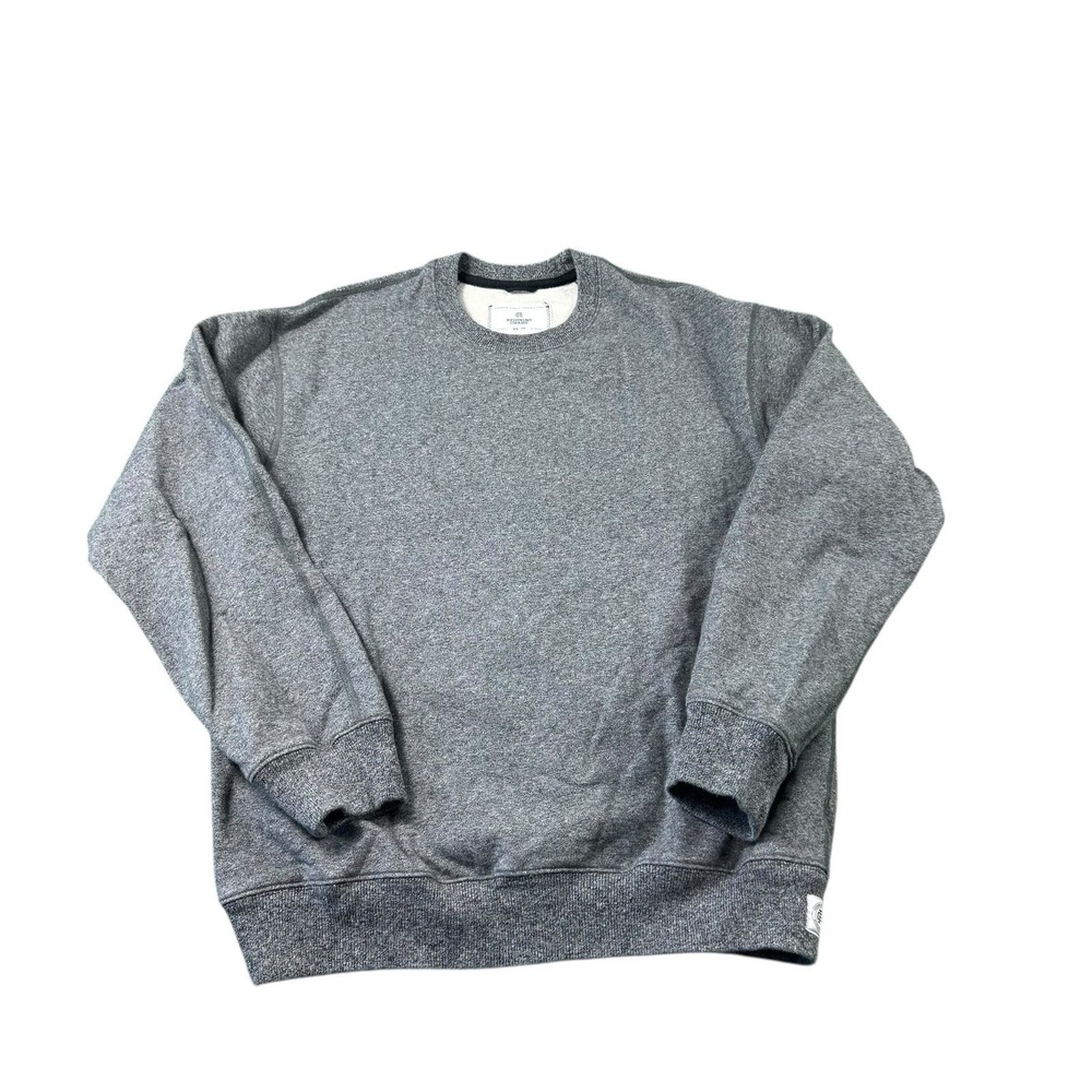 Reigning Champ Mens Gray Cotton Crewneck Sweater Pullover XS Handcrafted Canada